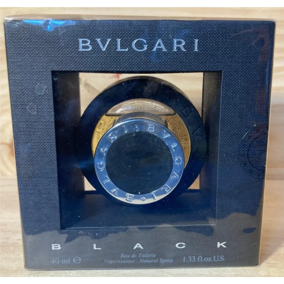 Black 40 ml 1.33 Oz Old Stock by Bvlgari
