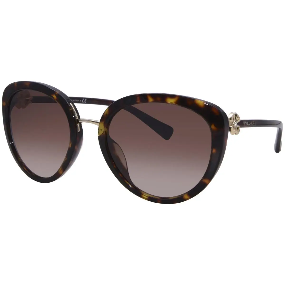 BV8226BF 504/13 Sunglasses Women`s Tortoise/brown Gradient 54mm by Bvlgari