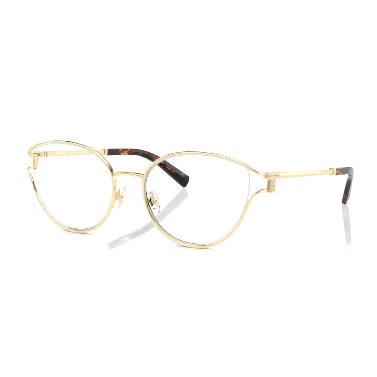 Tiffany Co. Eyeglasses TF 1157-B 6021 54-18 135 Gold Frames w/ Crystals by Tiffany & Co.