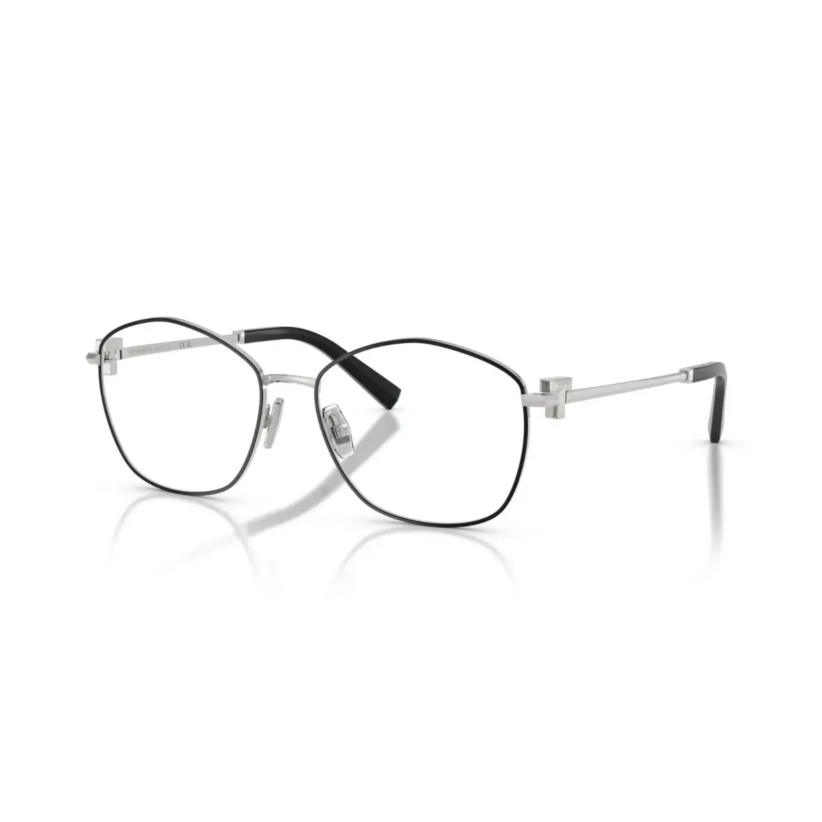 Tiffany TF 1174 Black On Silver 6145 Eyeglasses by Tiffany & Co.