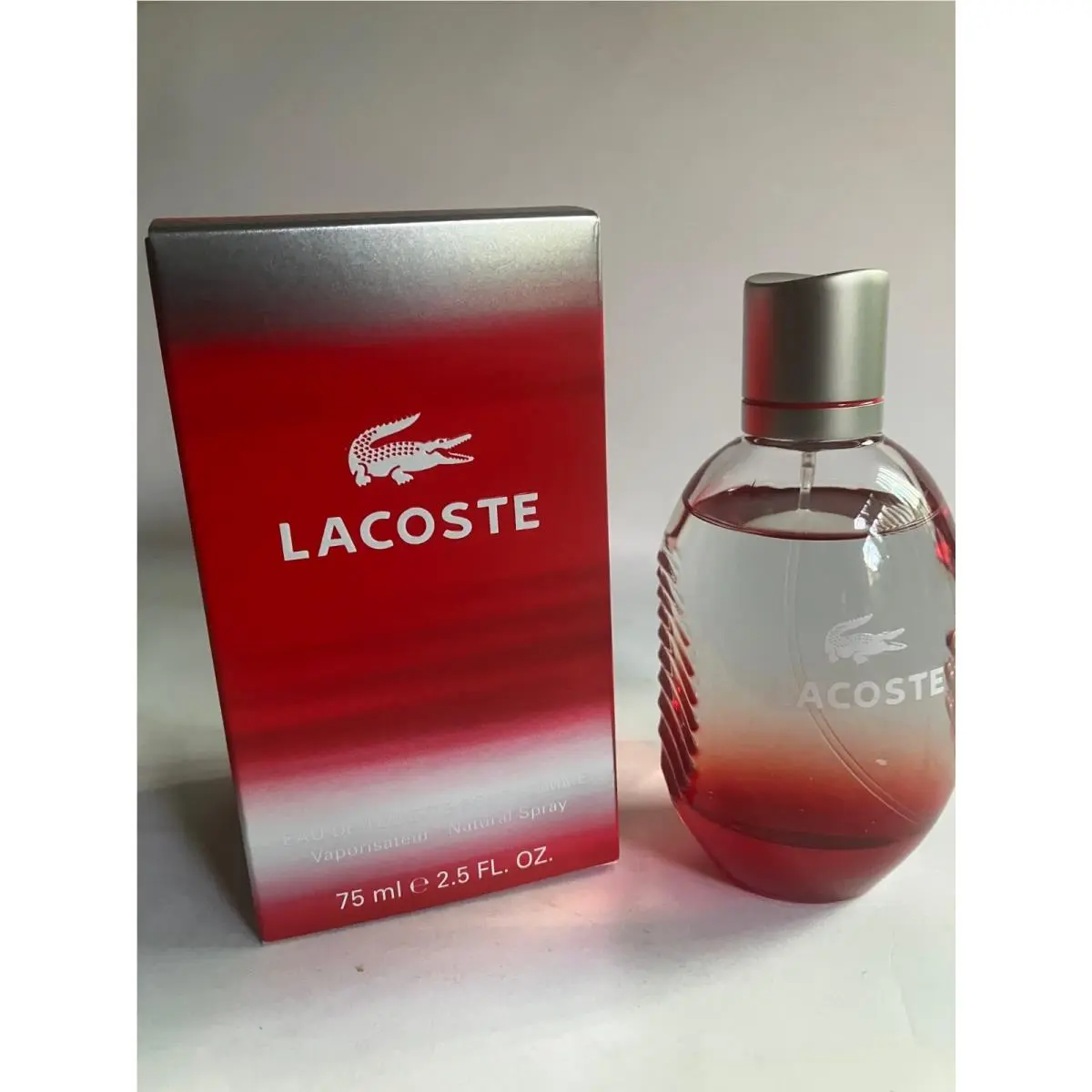 Red Style IN Play 2.5oz Edt Spray For Men Vintage Rare by Lacoste