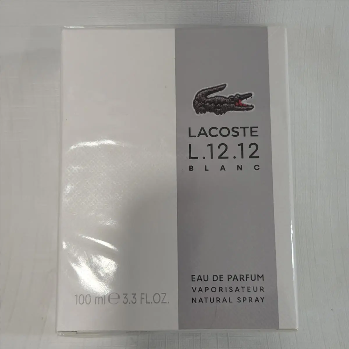 Eau De  L.12.12 Blanc  Eau De Parfum Spray 3.3 oz Men by Lacoste