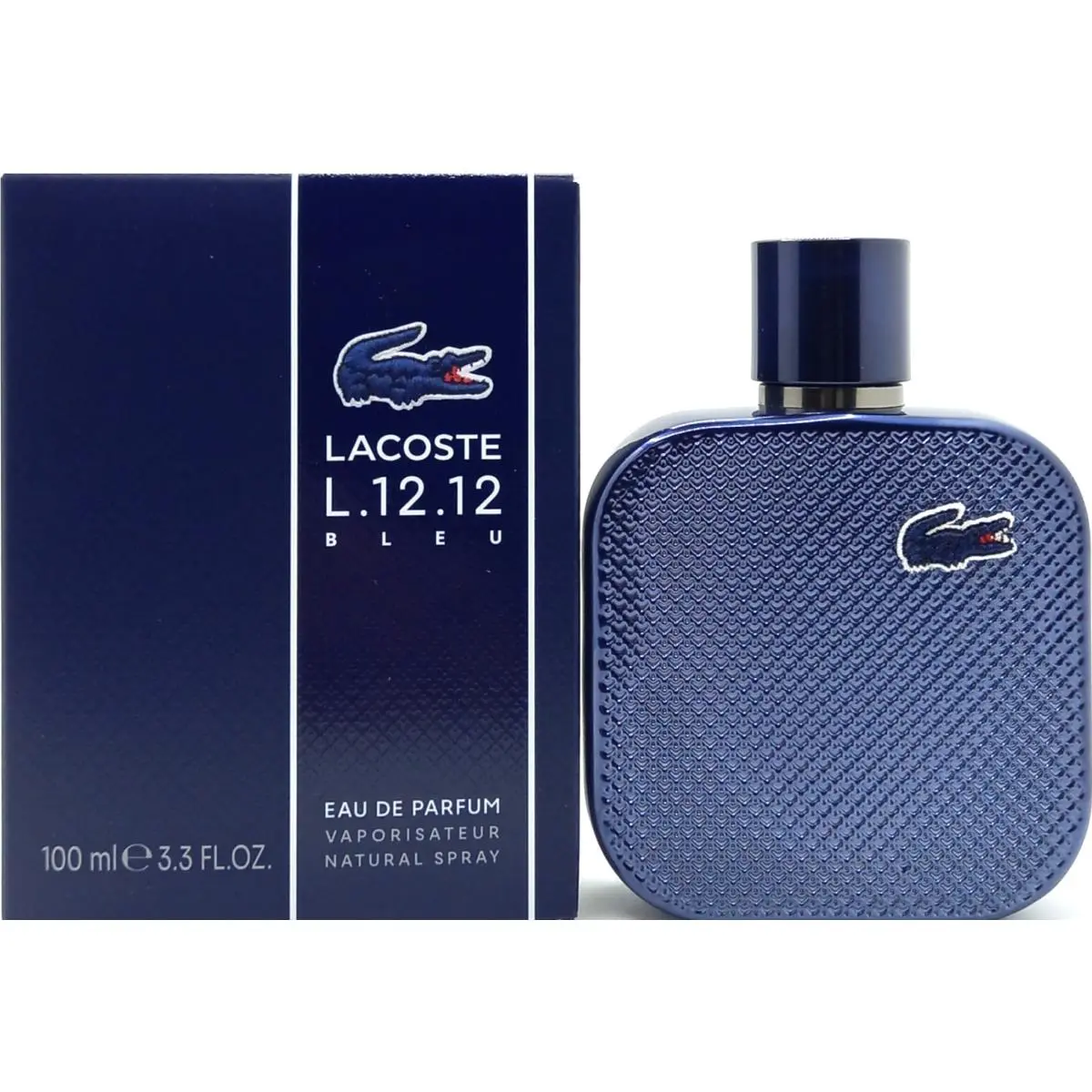 L.12.12 Bleu Eau DE Parfum Spray For Men 3.3 Oz / 100 ml Item by Lacoste