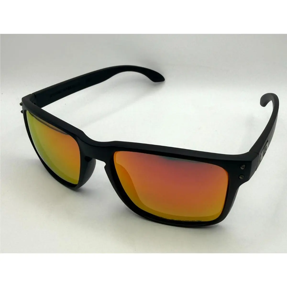 Holbrook OO9244 Matte Black Frame Polaried Orange Lens Sunglasses 56mm by Oakley