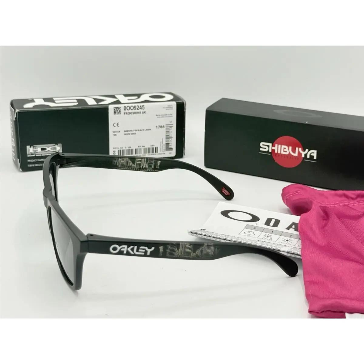 Frogskins Shibuya Sunglasses Black Laser A Prizm Grey Limited Edition by Oakley