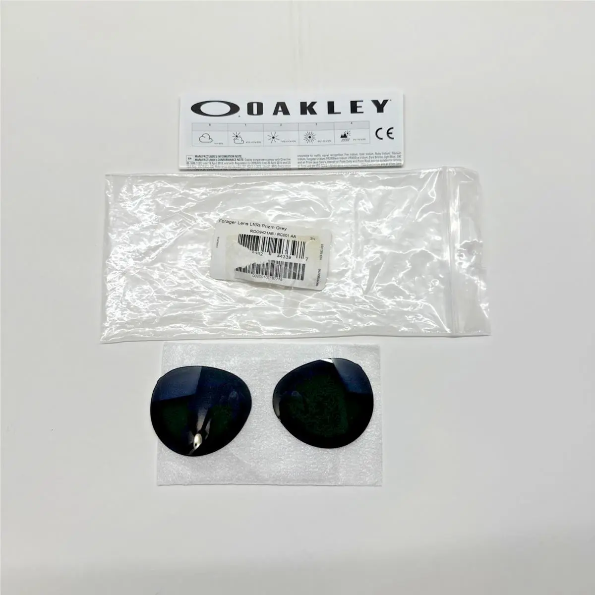 Forager Prizm Grey Lens Replacement Only ROo9421AB / RC001 AA by Oakley