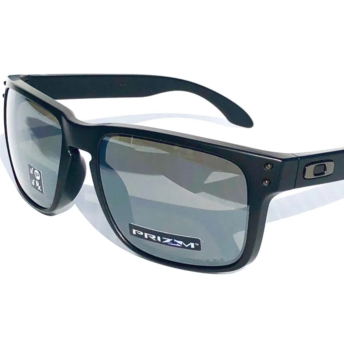 Holbrook Matte Black Polarized Prizm Black Lens Sunglass OO9102-D6 by Oakley