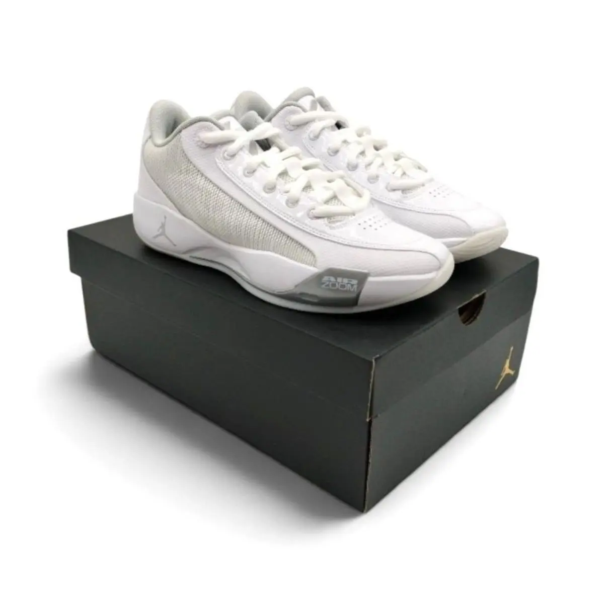 Jordan Size Men`s 12 Women`s 13.5 Luka 77 White/grey Fog Basketball Shoes by Nike