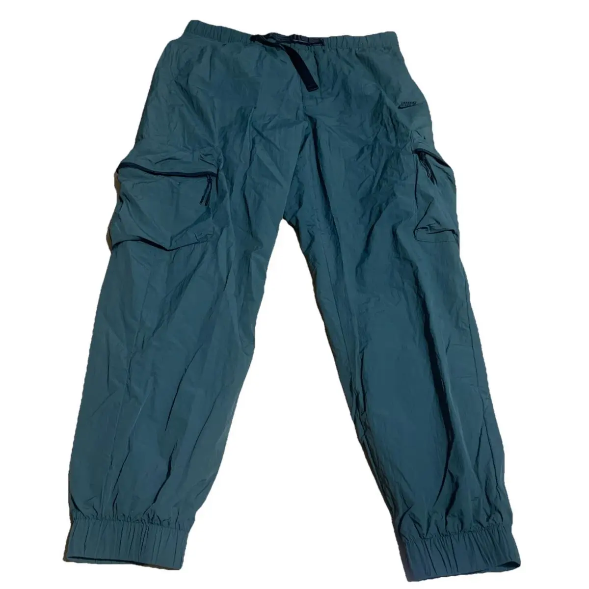 Nike Tech Cargo Pants Men`s Large Joggers Woven Vintage Green FZ0756-338