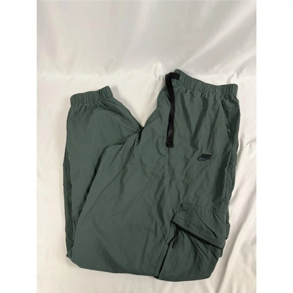 Nike Tech Woven Cargo Pants Vintage Green Lined FZ0756-338 Mens Size Xl-tall