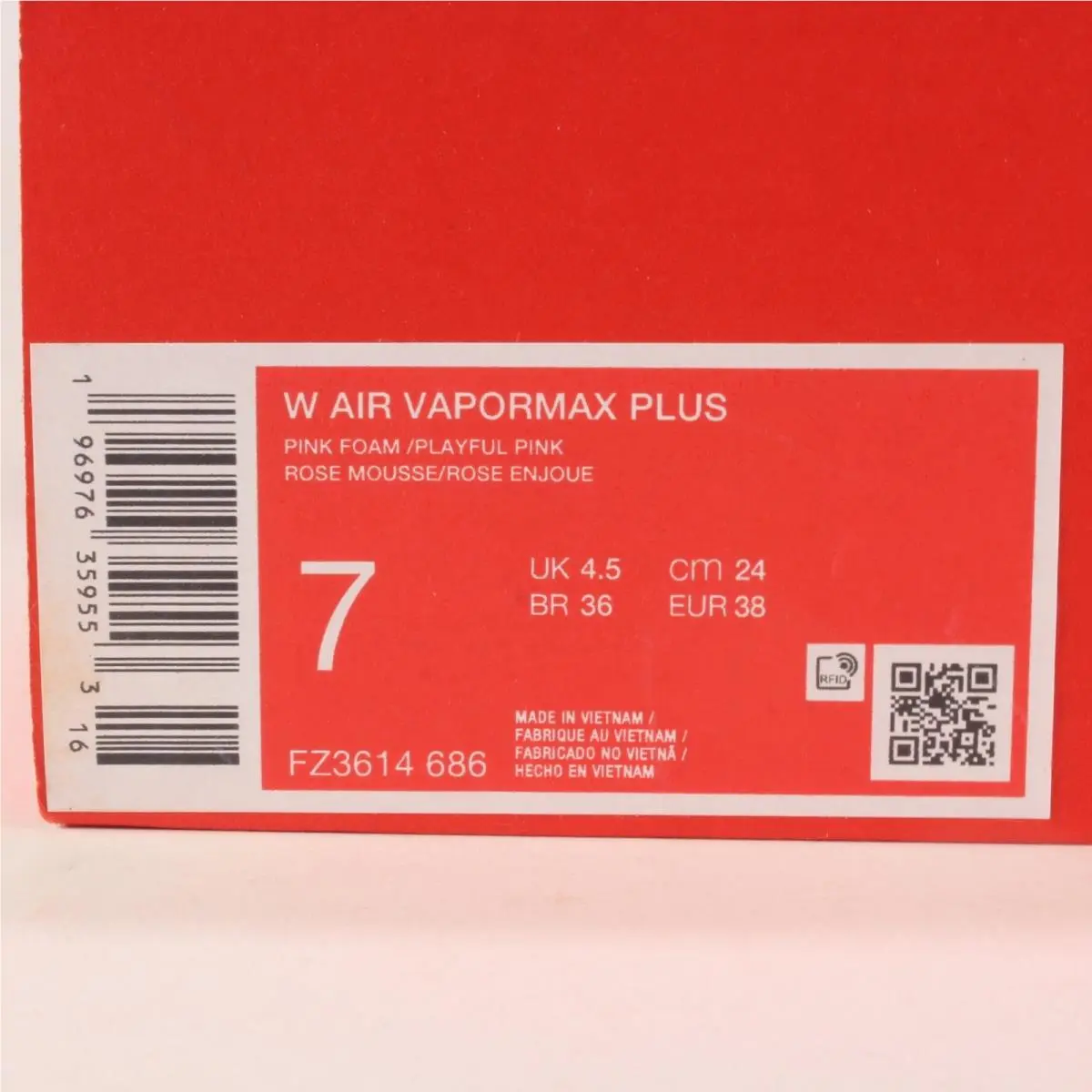 Nike shoes - Nike Air Vapormax Plus - Air Vapormax Plus - FZ3614-686 - Pink 8