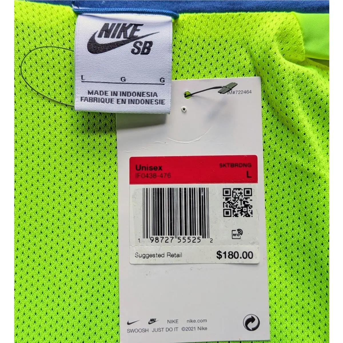 Nike clothing - Nike SB Ishod - Ishod - IF0438-476 - Multicolor, Manufacturer: Court Blue/Brilliant Blue/Green/Black (UPC: 198727555252) 7