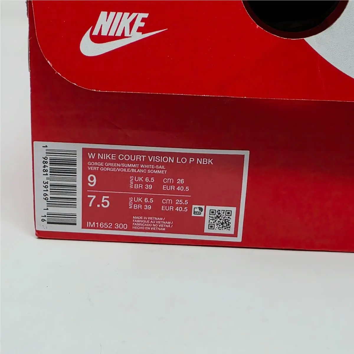 Nike shoes - Nike Court Vision - Court Vision - IM1652-300 - Green 5