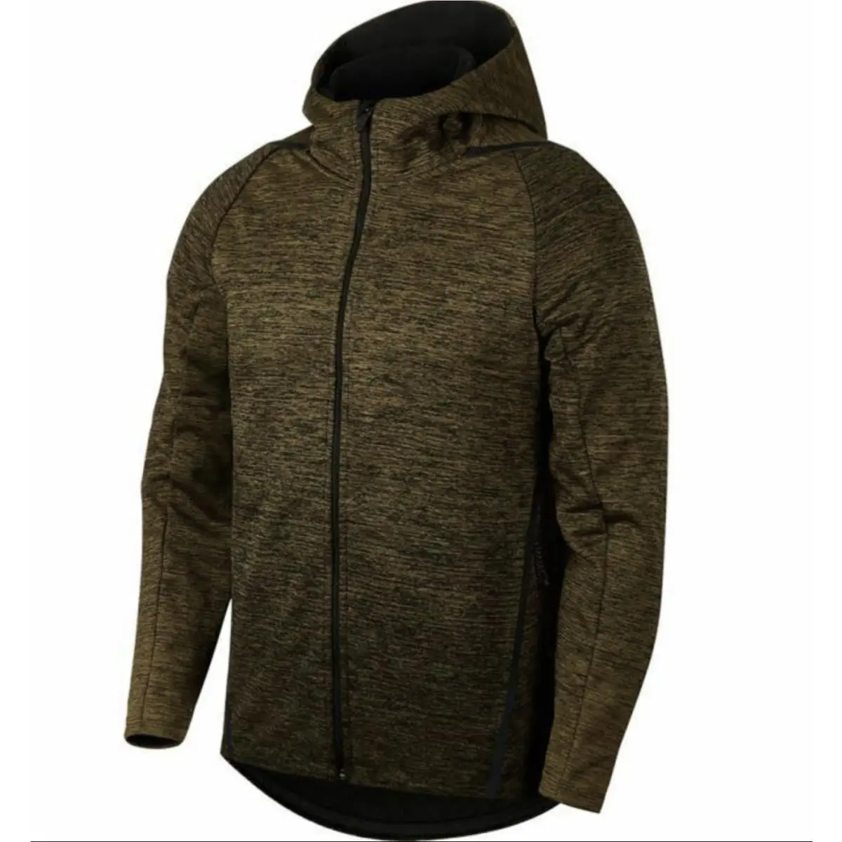 Therma Sphere Repel Olive Canvas Black Full Zip Hoodie Jacket Mens Sz M by Nike