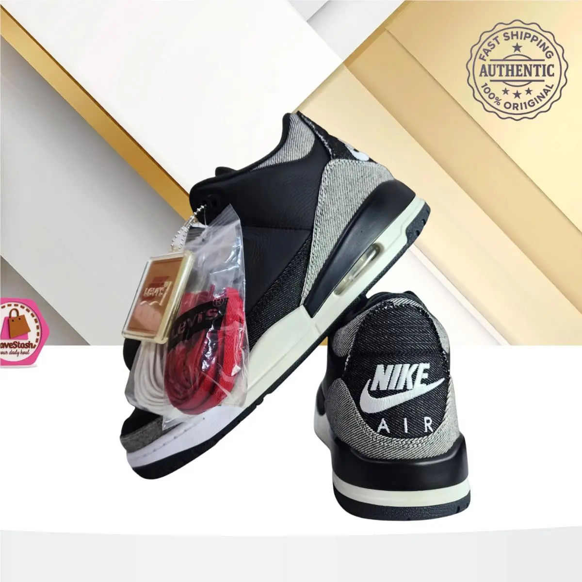 Nike shoes - Air Jordan 3 - Air - IR0914-400 - Black 0