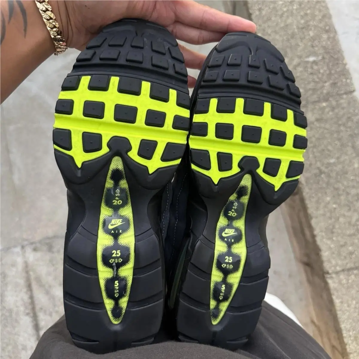Nike shoes - Nike Air Max 95 - Air Max - HM4740 001 - Green/Grey 4