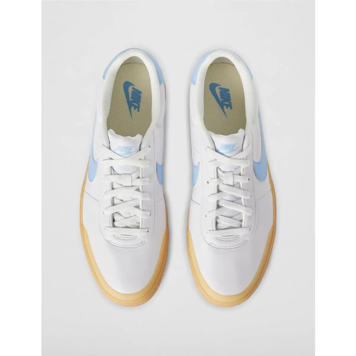 Nike shoes - White/Psychic Blue/Gum Yellow 1