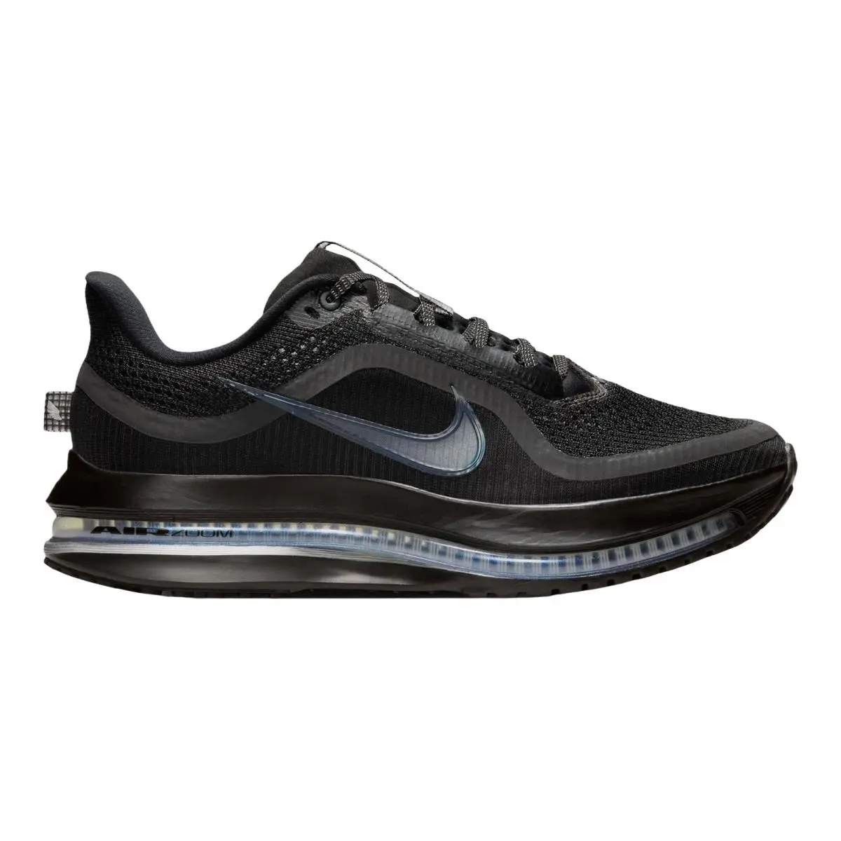 Nike Pegasus Premium Comfort Running Shoes Sneakers Womens Size 5-11 N - Black/Black/Metallic Silver