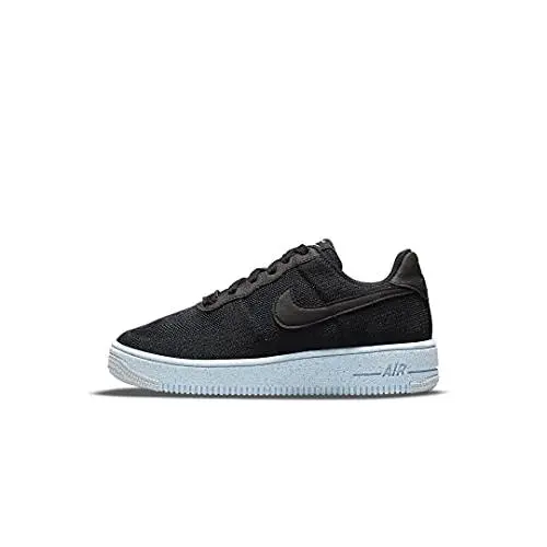 Kid`s Air Force 1 Crater Flyknit Grey Black Sz 5.5 6.5 7 Fashion Shoes by Nike