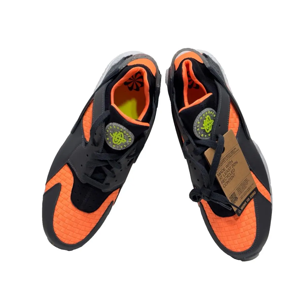 Nike shoes - NIKE AIR HUARACHE CRATER PRM - DQ5013-001 - ANTHRACITE/BLACK-ATOMIC ORANGE 10