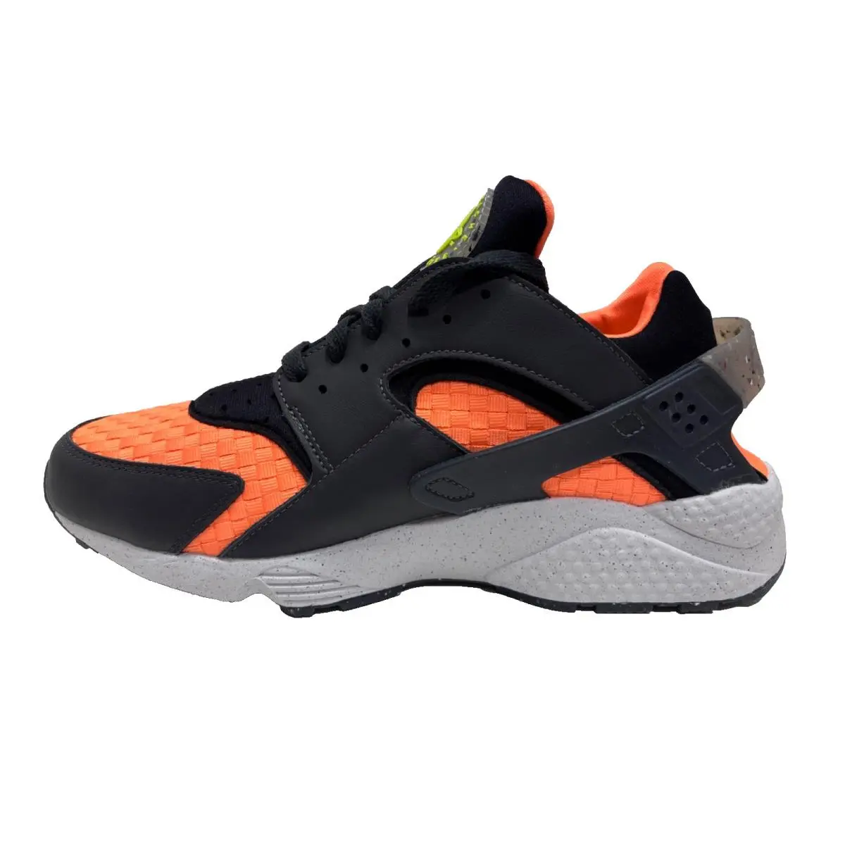 Nike shoes - NIKE AIR HUARACHE CRATER PRM - DQ5013-001 - ANTHRACITE/BLACK-ATOMIC ORANGE 3