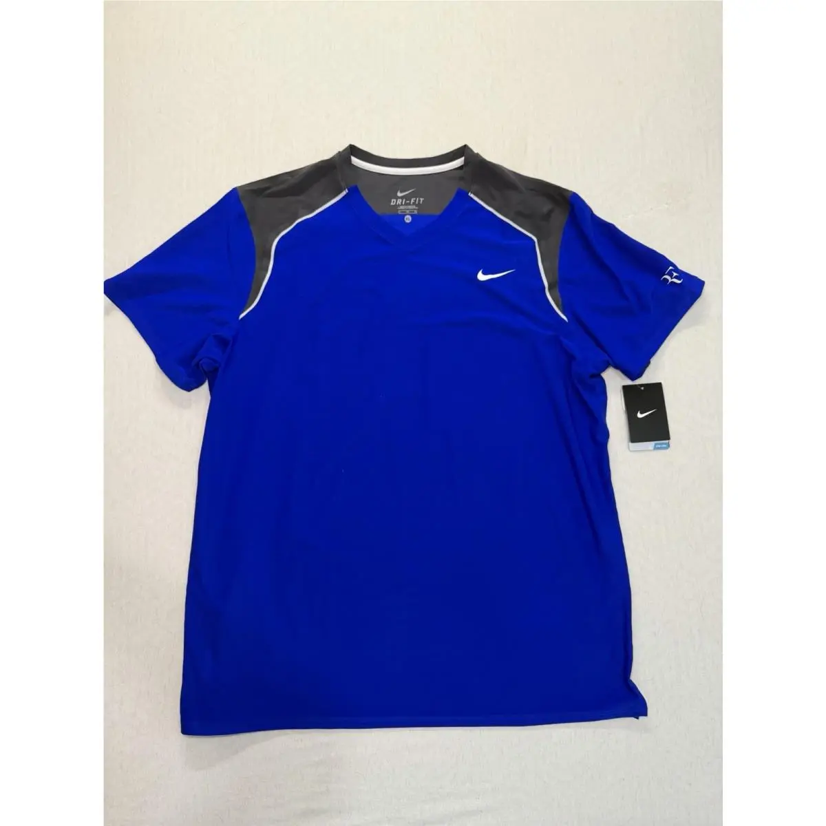 Nike Roger Federer RF 2011 Madrid Tennis Performance Drifit Shirt XL