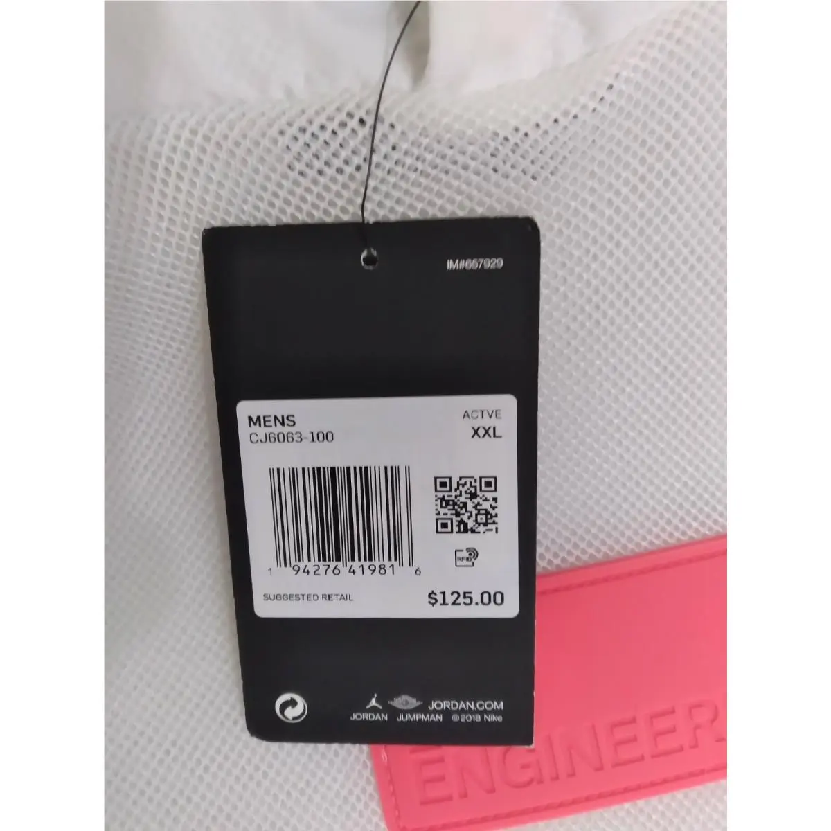 Nike clothing - Spacer Mesh Engineered Hoodie - Spacer Mesh Engineered Hoodie - CJ6083-100 CJ6083 - White, Manufacturer: White (UPC: 194276419816) 5