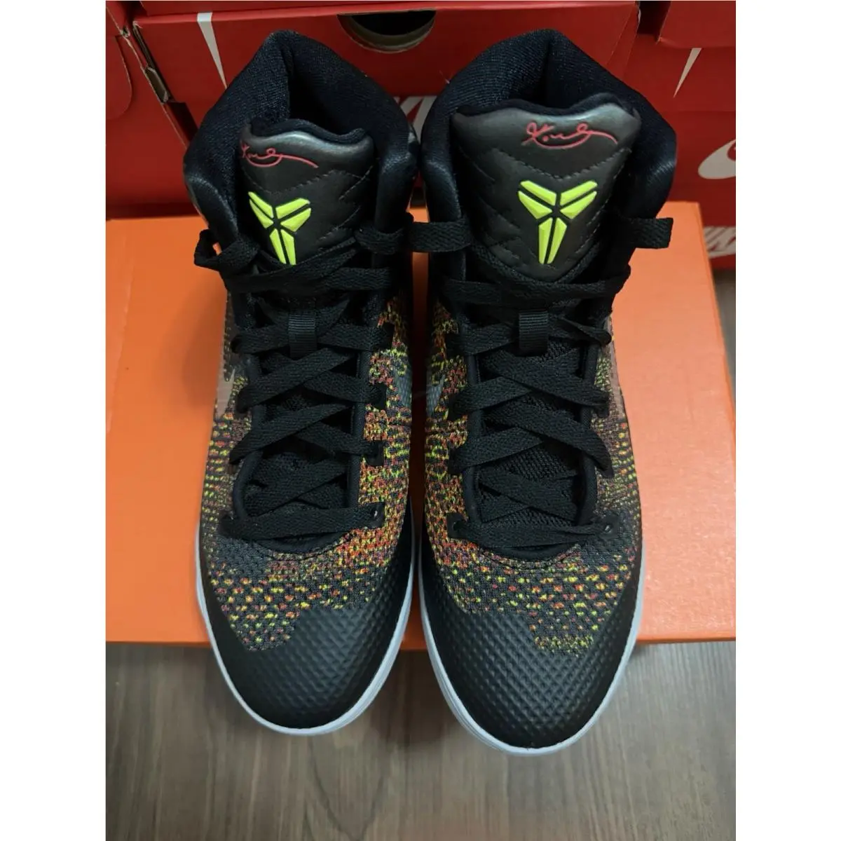 Big Kids Kobe IX Elite GS Basketball Shoes HJ9446 001 by Nike
