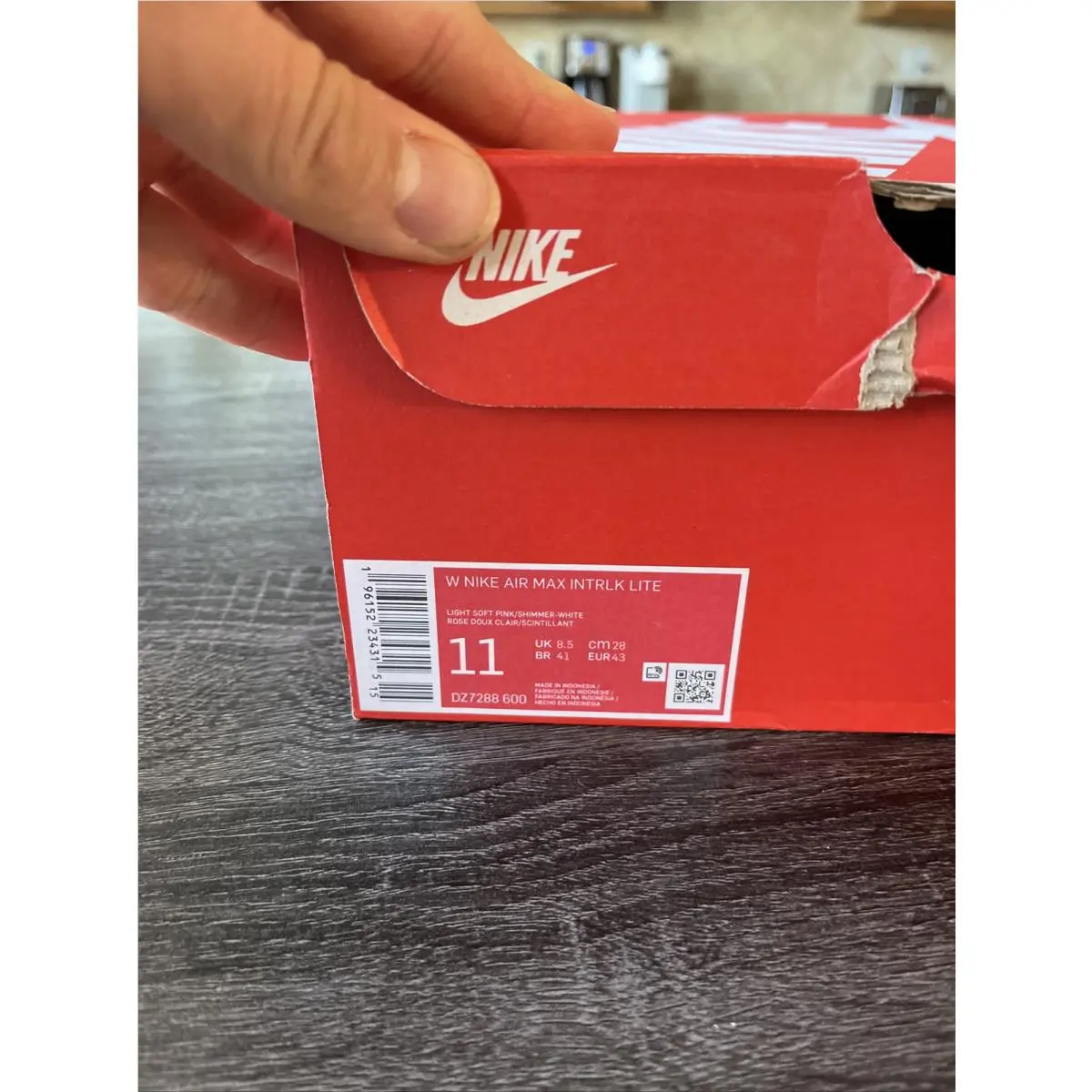 Nike shoes - Nike Air Max INTRLK - Air Max INTRLK - Light Soft Pink Shimmer White (UPC: 0196152234315) 6