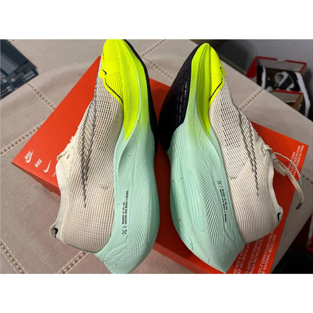 Nike shoes - Nike ZoomX Vaporfly Next - ZoomX Vaporfly Next - DV9431 100 - Coconut Milk Cave Purple 8