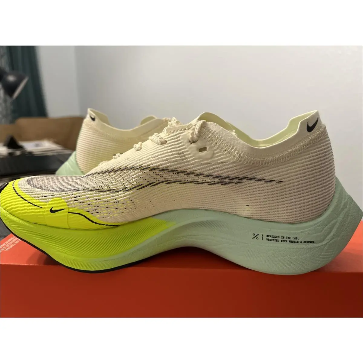 Nike shoes - Nike ZoomX Vaporfly Next - ZoomX Vaporfly Next - DV9431 100 - Coconut Milk Cave Purple 0