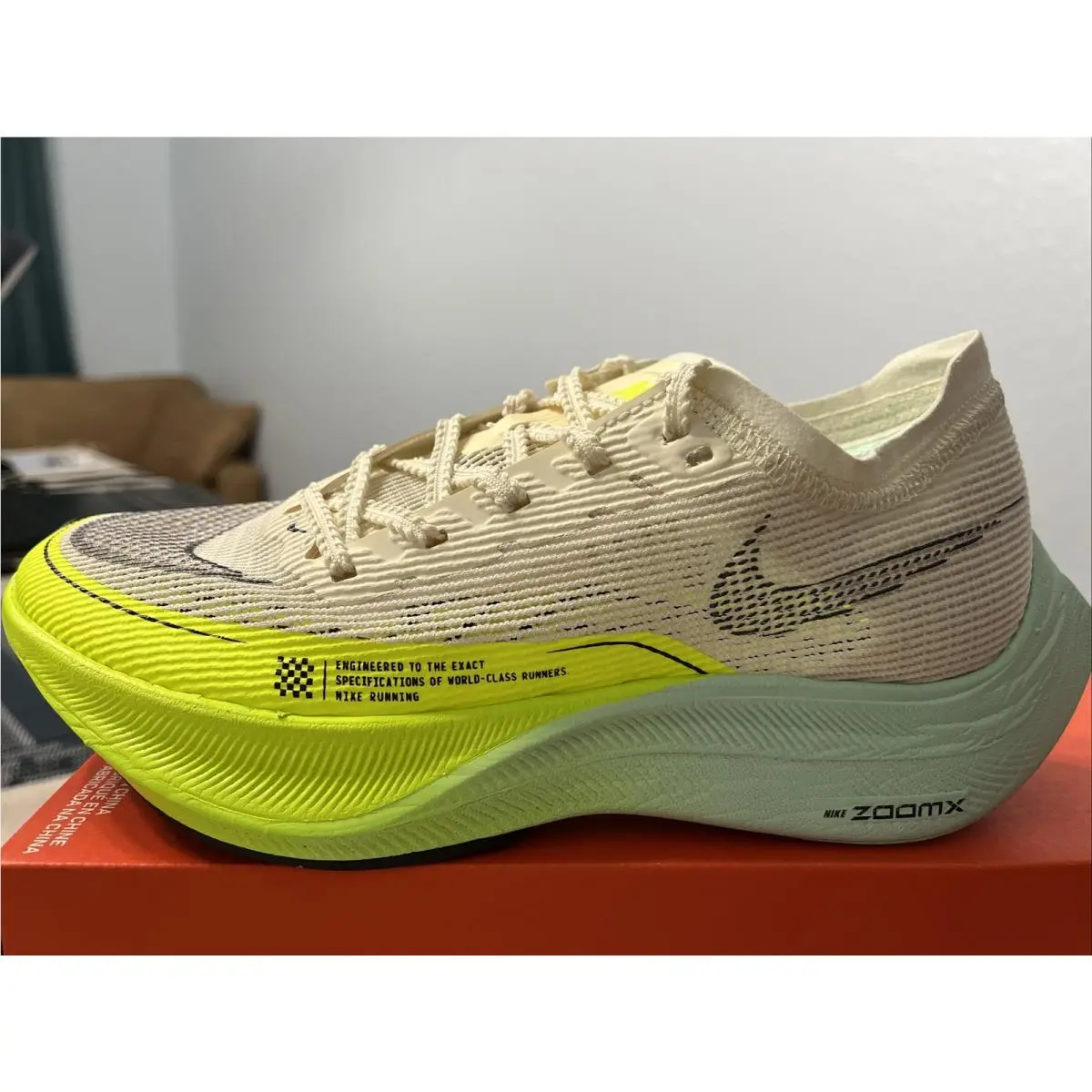Nike shoes - Nike ZoomX Vaporfly Next - ZoomX Vaporfly Next - DV9431 100 - Coconut Milk Cave Purple 2