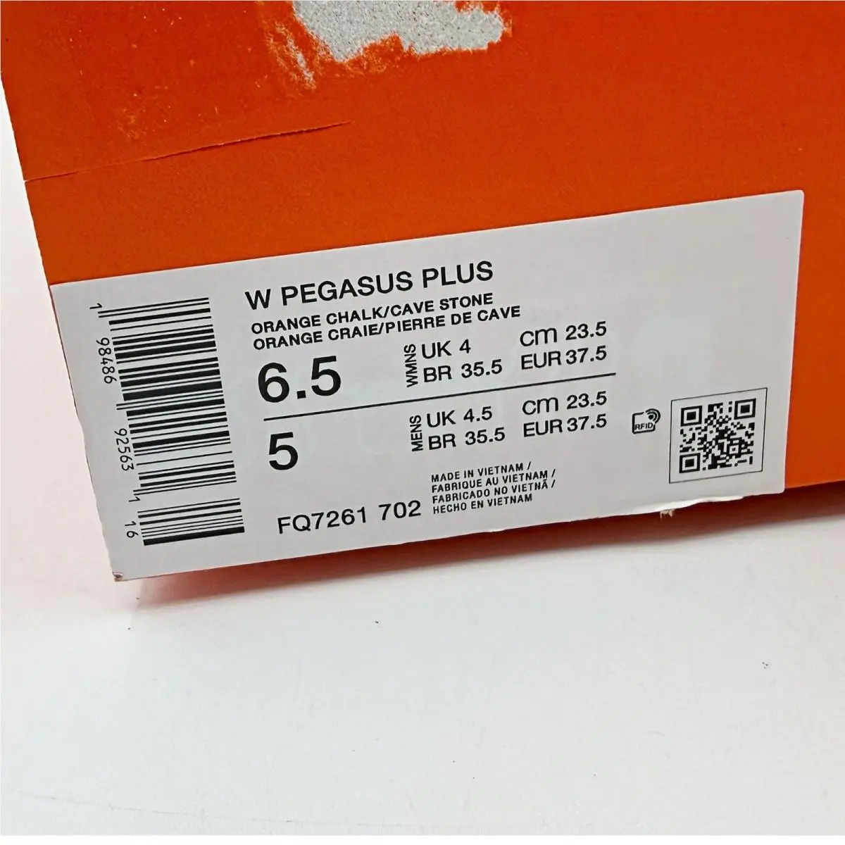 Nike shoes - Nike Pegasus Plus - Pegasus Plus - FQ7261-702 - Orange (UPC: 198486925631) 8