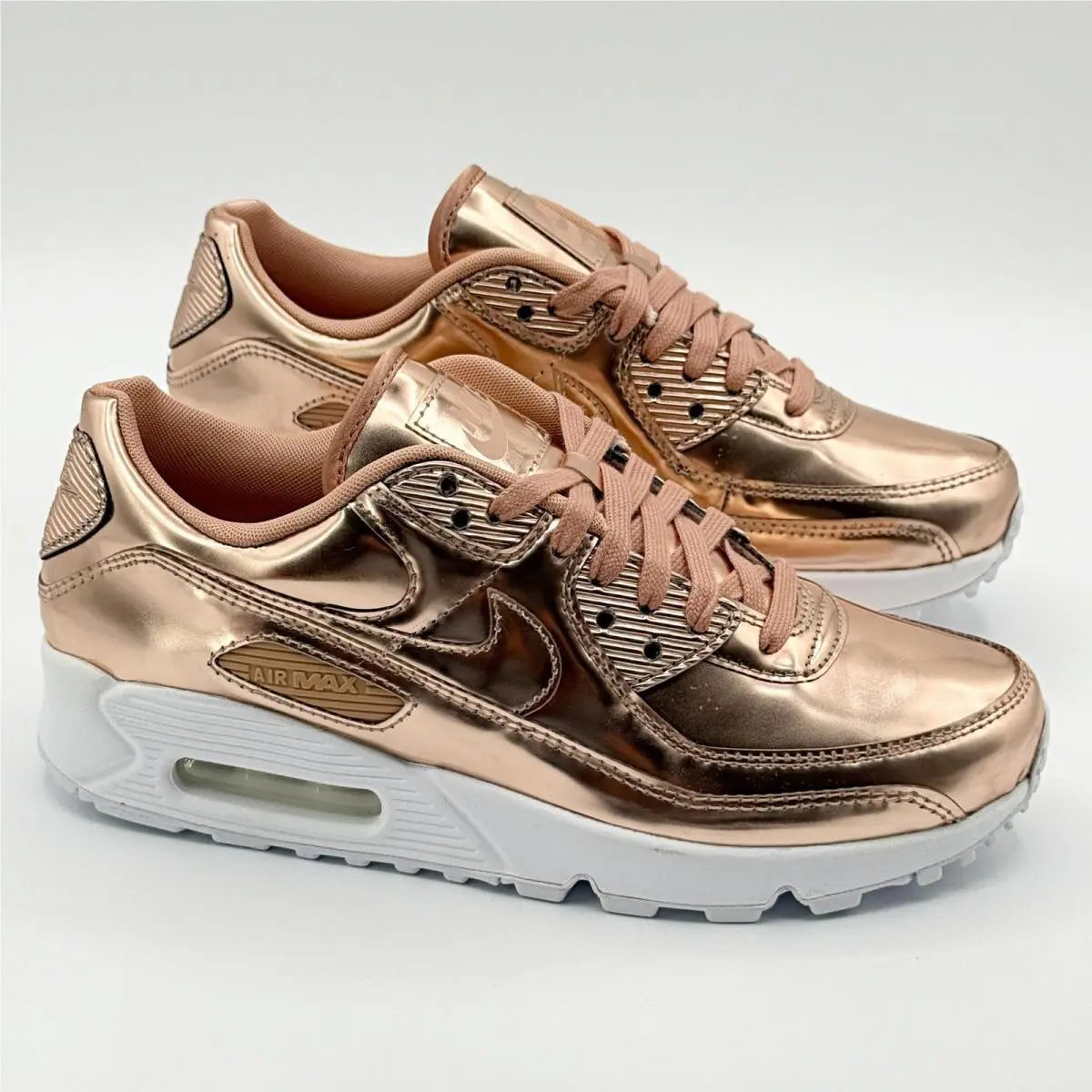 Air Max 90 SP Size 7.5 Womens Rose Gold Shine CQ6639-600 by Nike