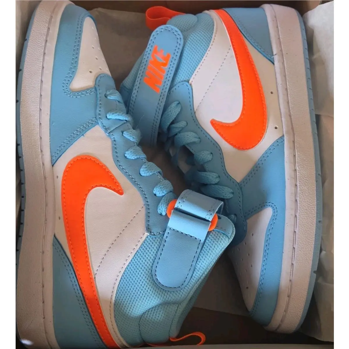 Nike shoes - Nike Court Borough - Court Borough - White Blue 2