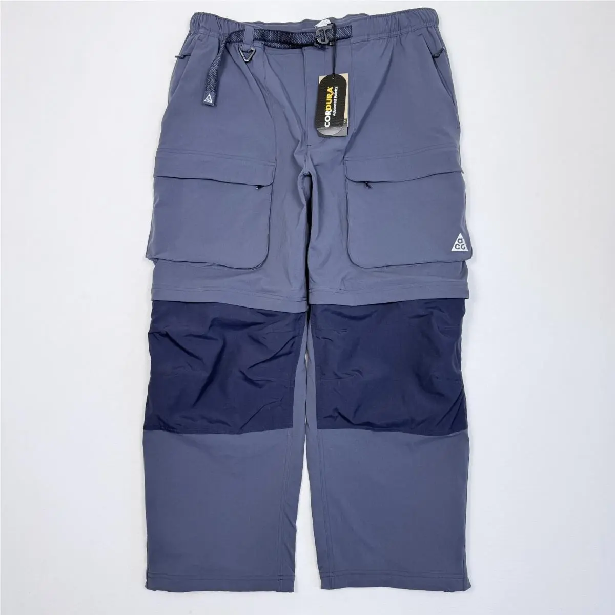 Acg Smith Summit Convertible Pants Mens XL Cordura Cargo Blue HV0591-437 by Nike