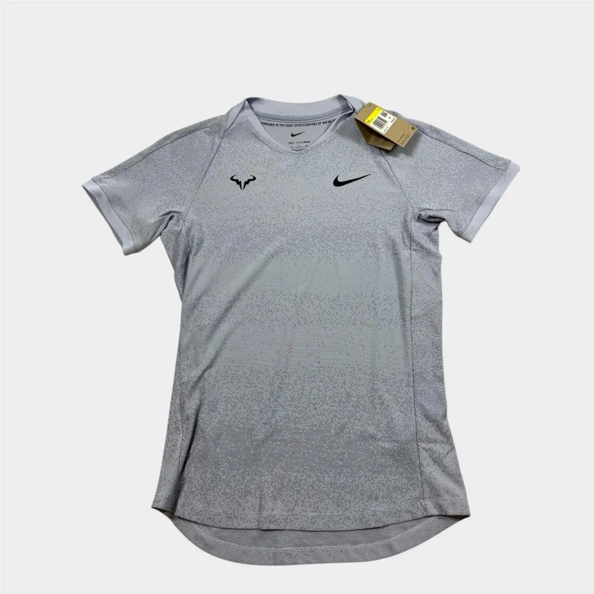 Lavender Nike Dri-fit Adv Rafa Nadal Tennis Athletic Shirt Men`s S Small