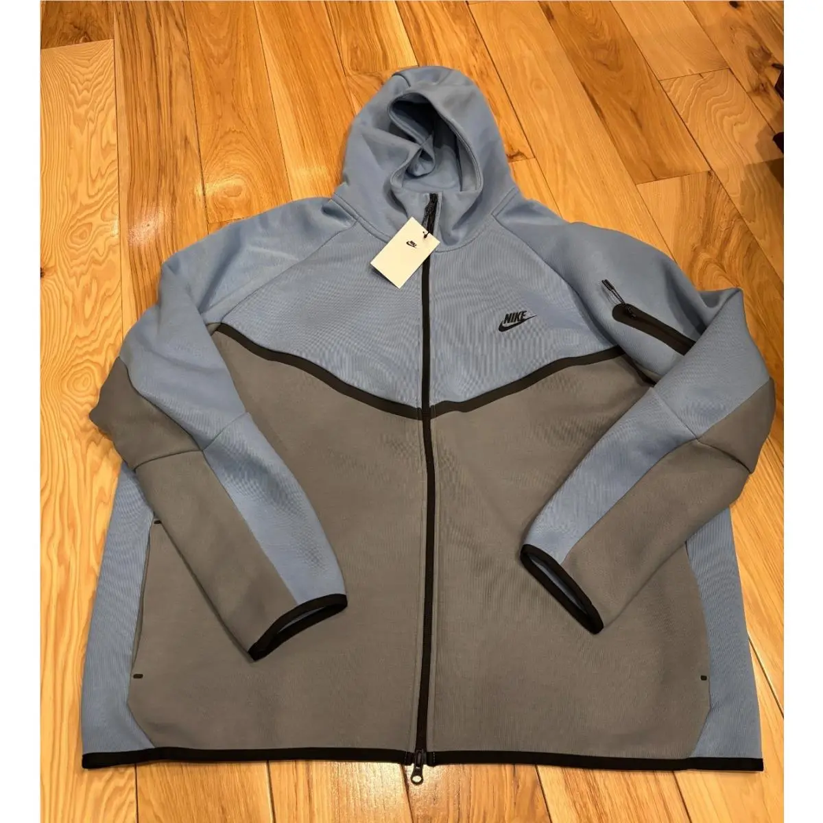 Tech Fleece Windrunner Work Blue Cool Grey Black HV0949 486 Large by Nike