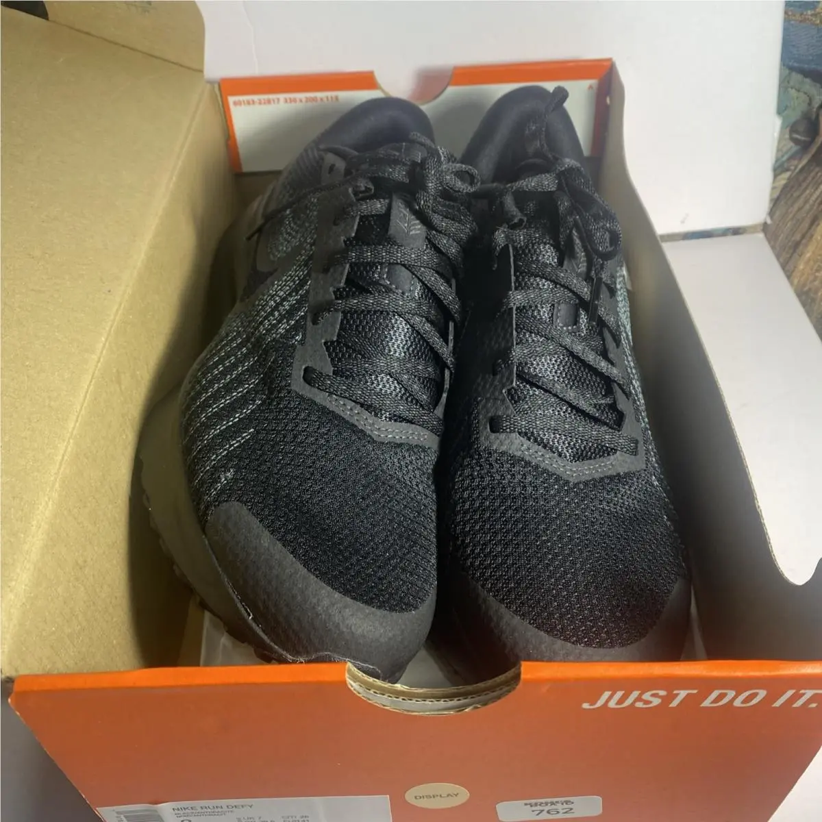Nike Run Defy Men`s Road Running Shoes Black/anthracite