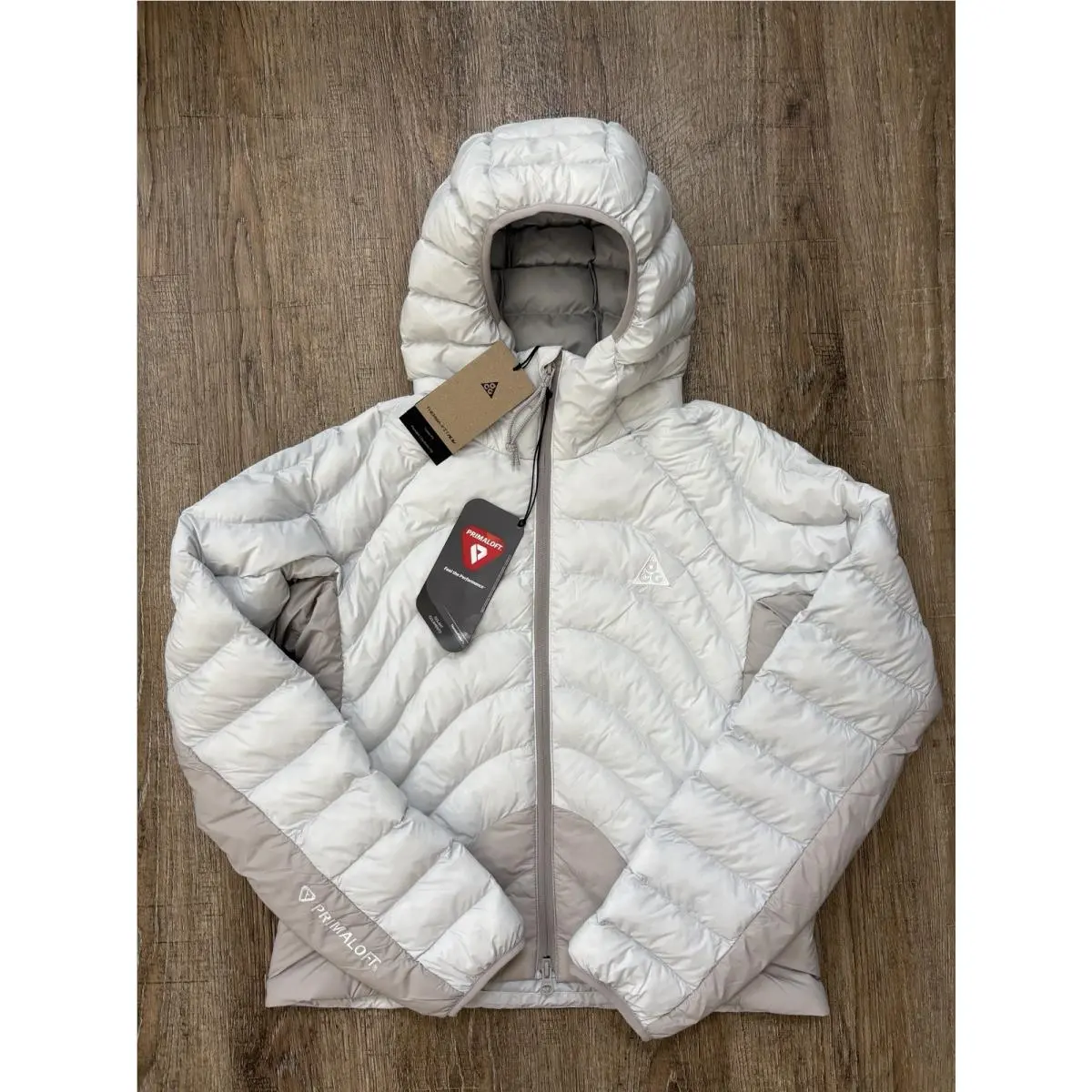 Acg Therma Fit Adv Lava Flow Jacket Photon Dust Womens Sz XS HM9963-025 by Nike