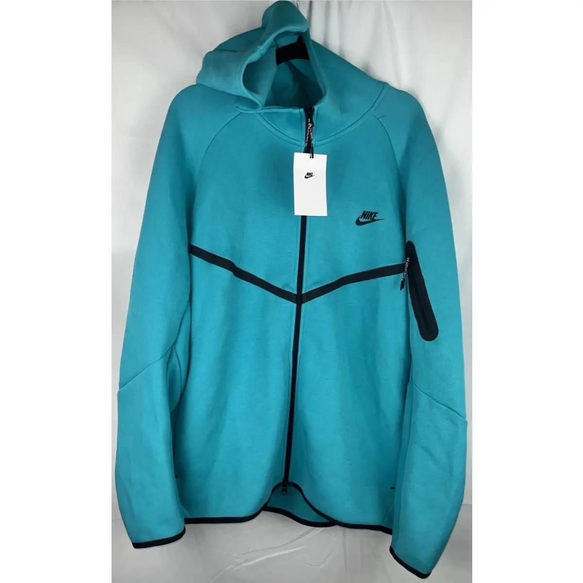 Tech Men`s Fleece Windrunner Full-zip Size Xxl Dusty Cactus HV0949-345 by Nike
