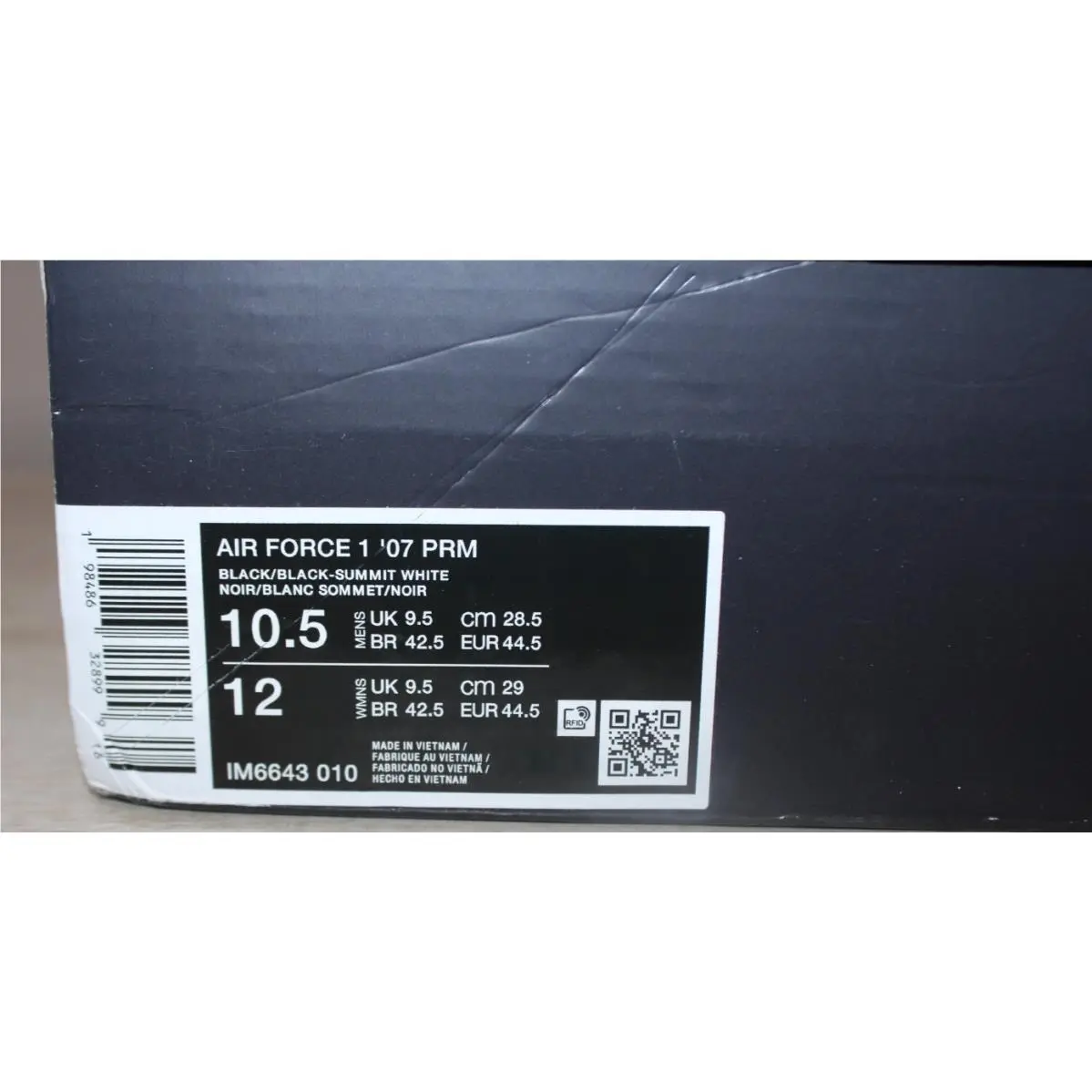Nike shoes - Nike Air Force 1 `07 PRM - IM6643-010 - Black 0