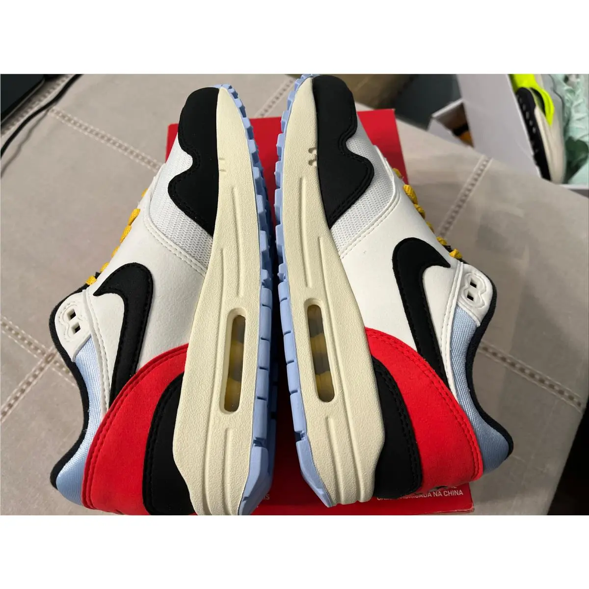 Nike shoes - Nike Air Max 1 - Air Max - DV3351-100 - Sail Black Royal Tint 10
