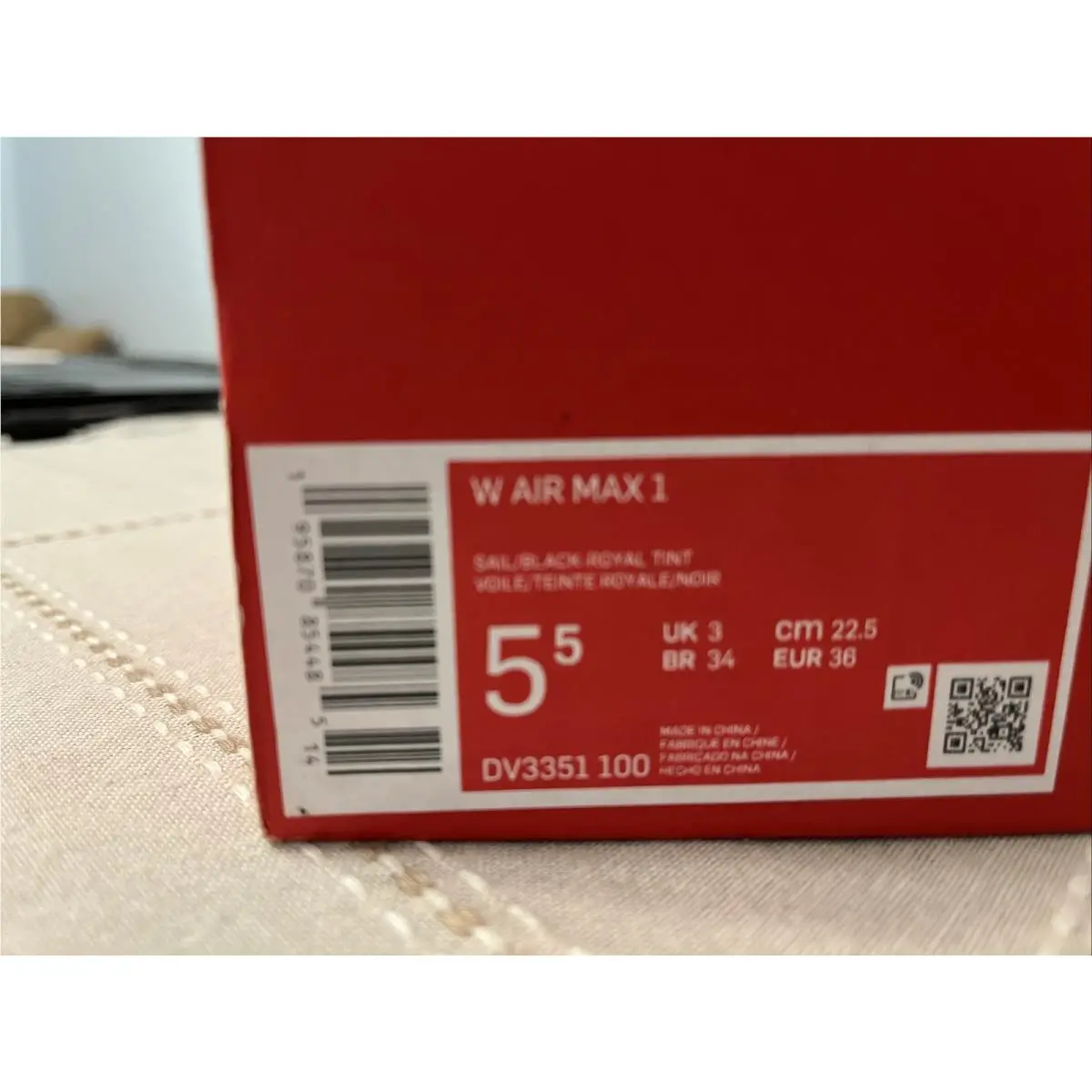 Nike shoes - Nike Air Max 1 - Air Max - DV3351-100 - Sail Black Royal Tint 13