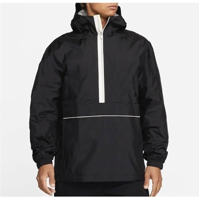 Tech Men’s S Sportswear Anorak 1/2 Zip Hooded Jacket DM6701-010 by Nike