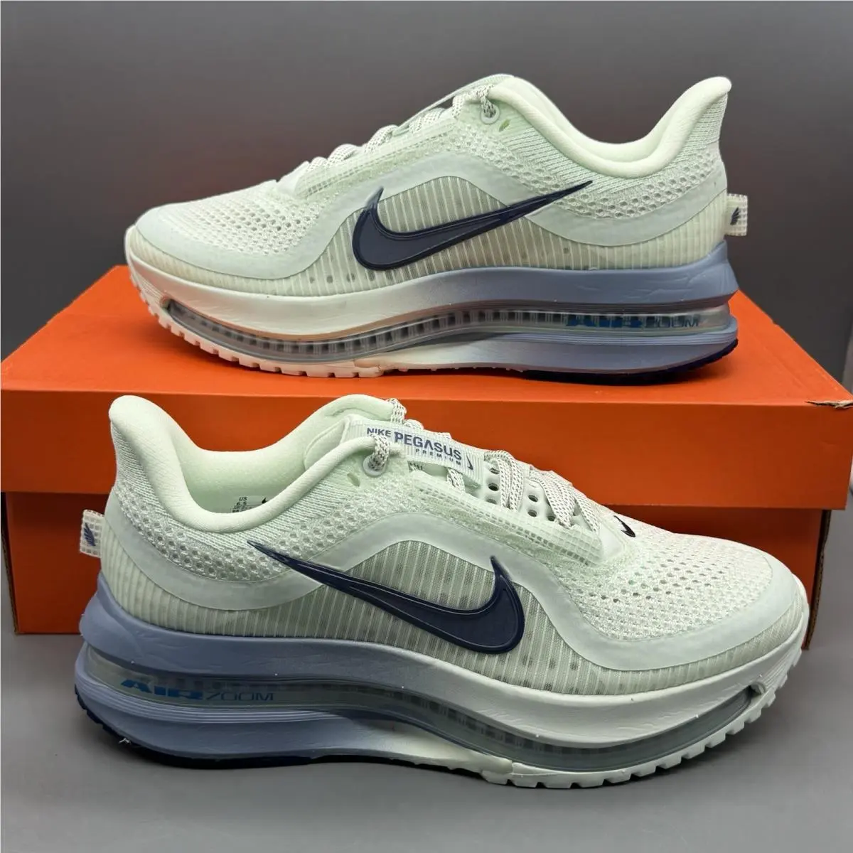 Nike Air Zoom Pegasus Premium Women’s 6.5 Running Shoes ‘barley Green Blue Void’