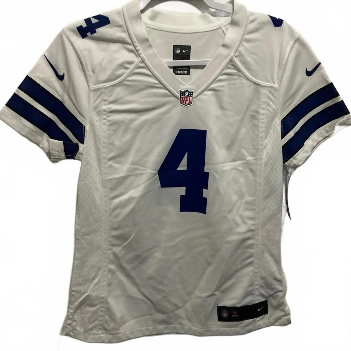 Dallas Cowboys Dak Prescott Nfl Football Jersey 4 White Small by Nike