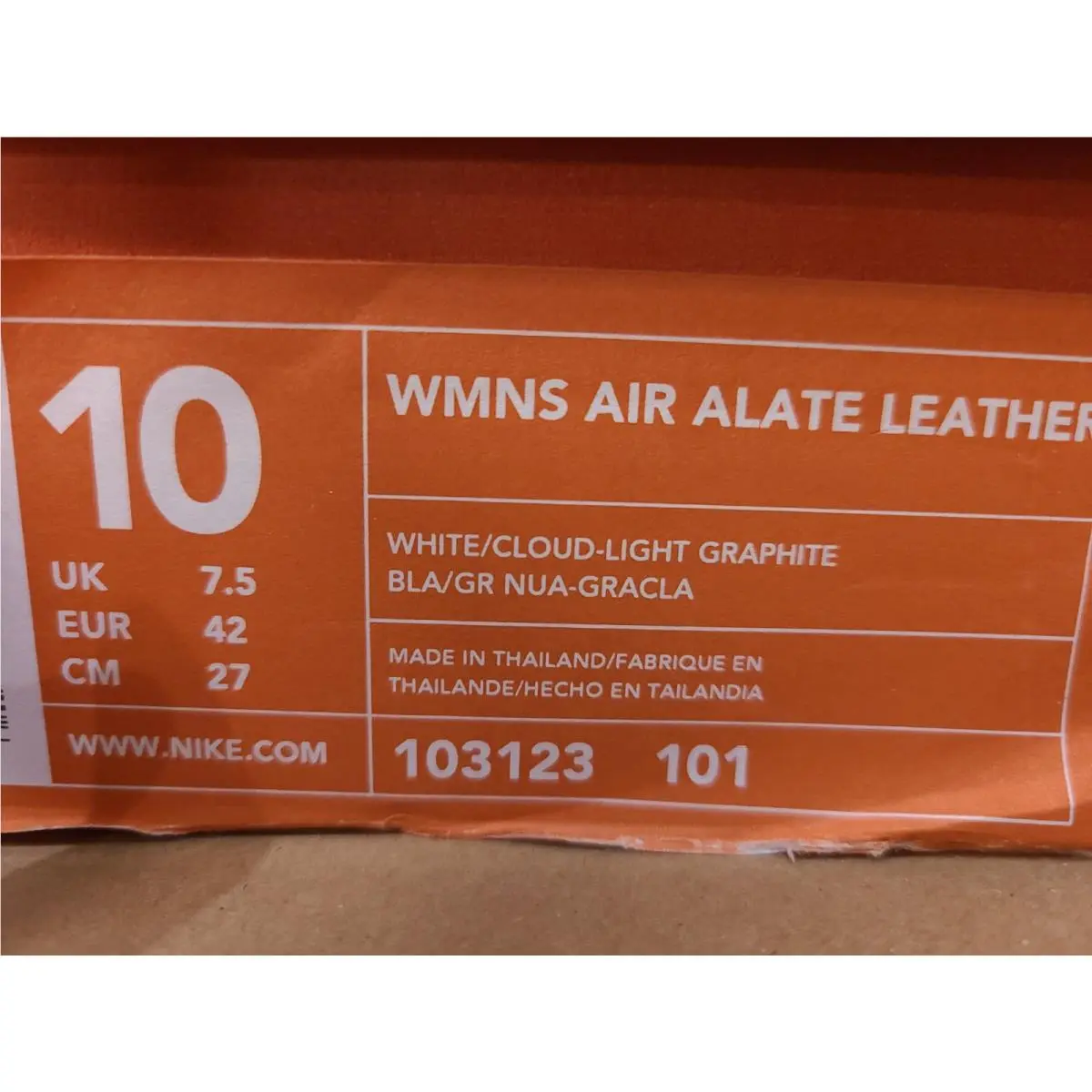Nike shoes - NIKE Air Alate - Air Alate - 103123-101 - White 9