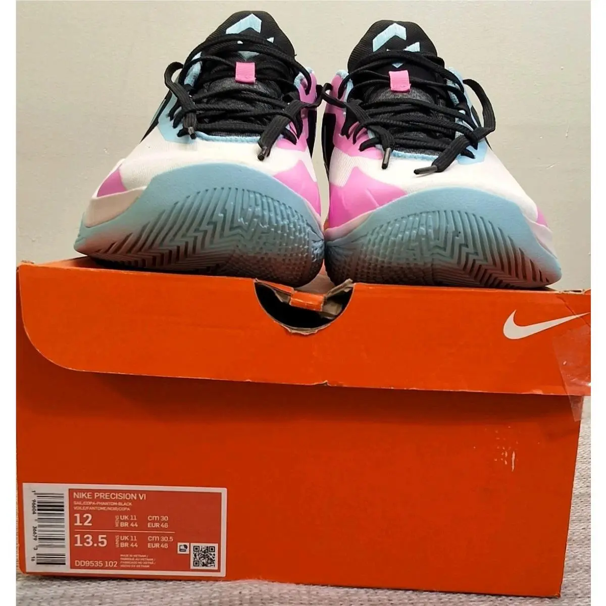 Nike shoes - Nike Precision 7 - Precision - DD9535-102 - Orange 3