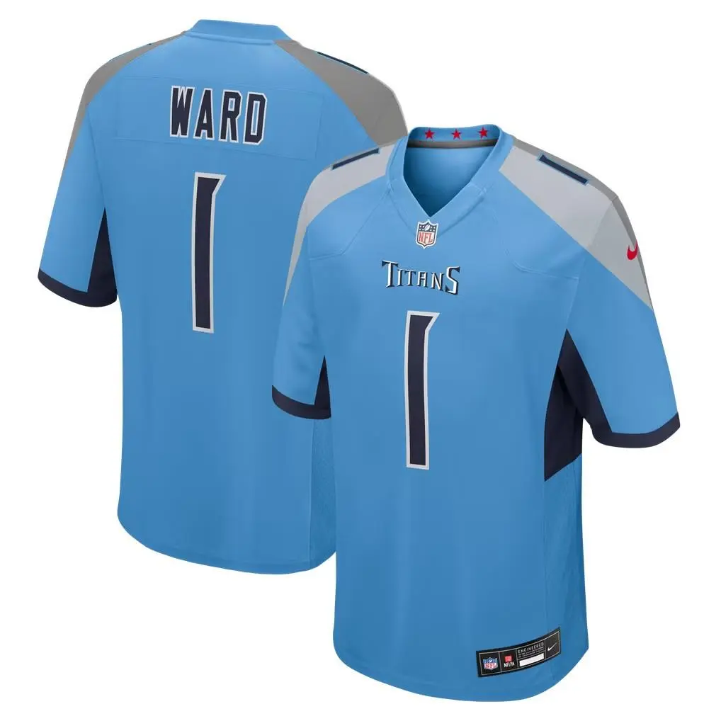 Mens  Team Nfl Game Jersey Cameron Cam Ward Tennessee Titans 3XL Xxxl 3X 1 by Nike